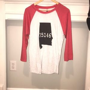 Quarter length zip code shirt